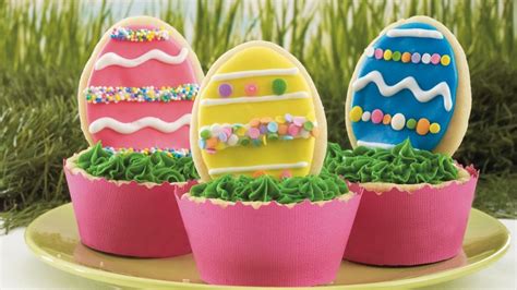 It's not cheating if it works. Easter Egg Cookie Cups Recipe - Pillsbury.com
