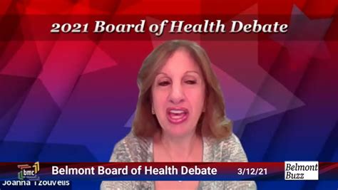2021 Town Election Board Of Health Debate 031221 Belmont Media