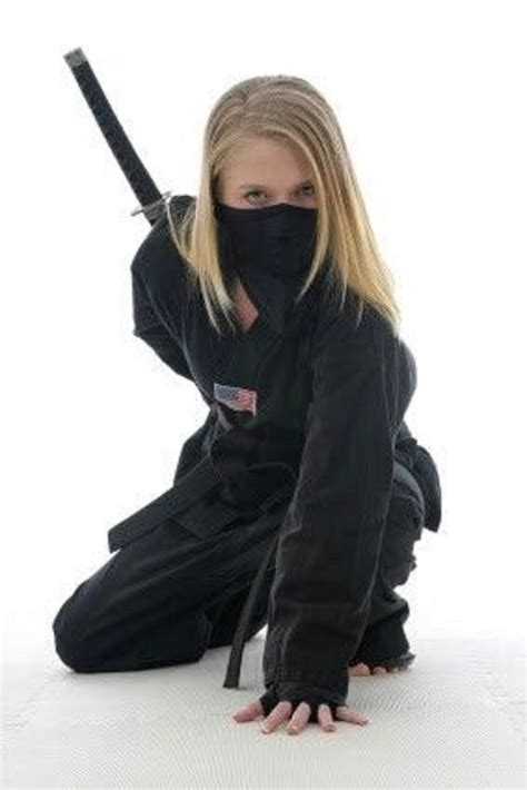 American Ninjitsu Leo Babauta Sword Poses Female Ninja Sleep