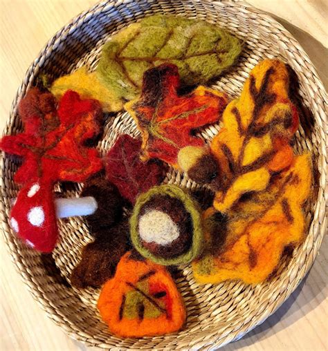 How To Make Beautiful Needle Felted Autumn Leaves