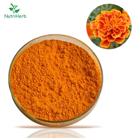 Bulk Supply Marigold Flower Extract Lutein Zeaxanthin Powder China