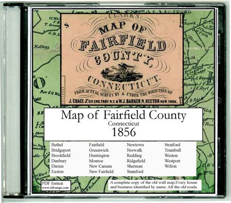 26 Map Of Fairfield County Ct Maps Database Source