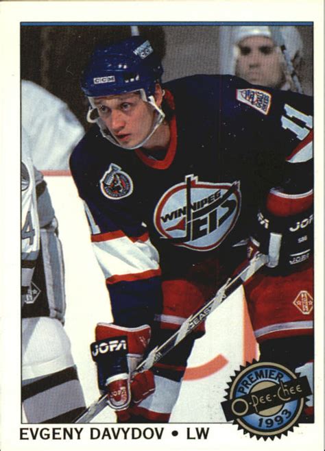 There were 213 prospects selected across 7 rounds. 1992-93 OPC Premier Hockey #66 Evgeny Davydov | eBay