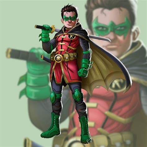 Robin Damian Wayne By Dgino On DeviantArt Damian Wayne Robin Dc Robin