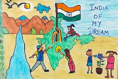 New ♥️ 🇮🇳 I Love My India Drawing Images My Dream India Drawing Easy