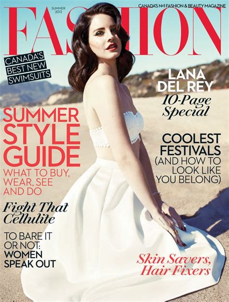 Fashion Magazine Summer Cover Lana Del Rey Fashion Magazine