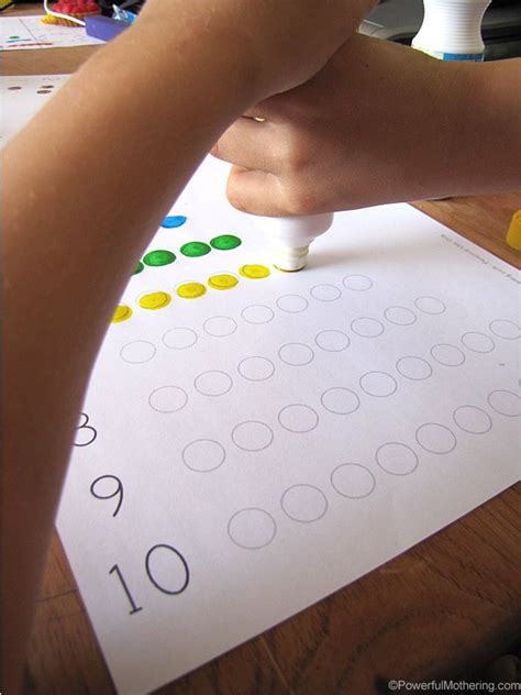 Learn To Count 1 10 Printable Learn To Count Dot Markers Numbers