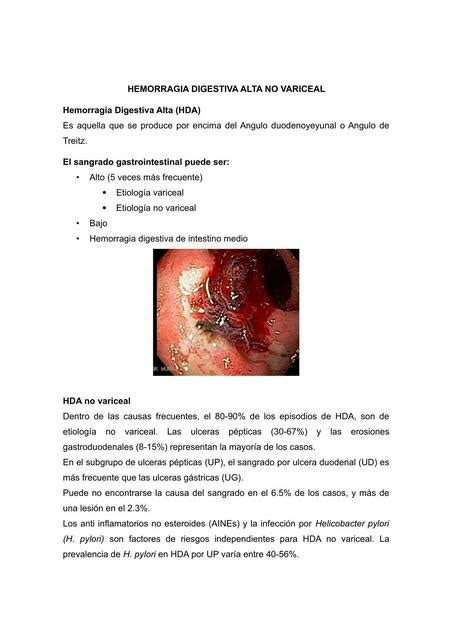 Resumen Hemorragia Del Tubo Digestivo Harrison Principios De Medicina Interna Todo Sobre