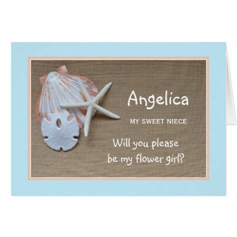 Will You Be My Flower Girl Poem Card Zazzle