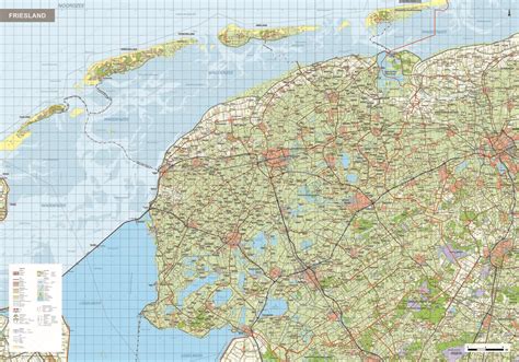 Gemeenten Friesland Kaart Europa Vogels