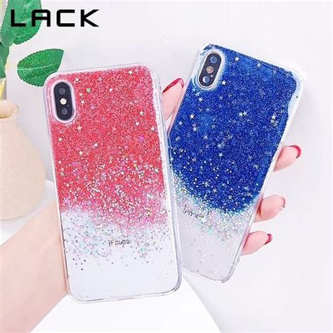 Glitter Gradient Phone Case For Iphone X Case For Iphone 6 6s 7 8 Plus