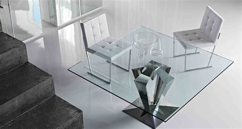 Glass Top Dining Table Square Glass Designs
