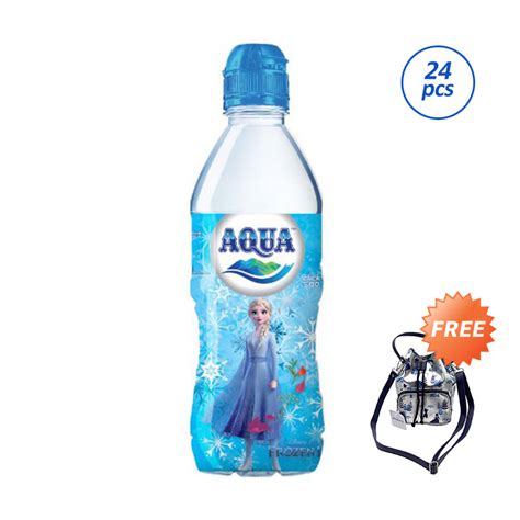 Jual Aqua Kids Frozen Edition Air Mineral 450 Ml 24 Pcs Free