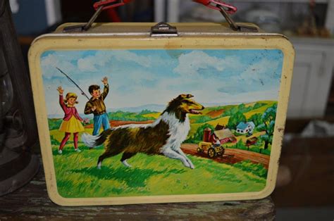 Tin Lassie And Fury Lunchbox Antiques
