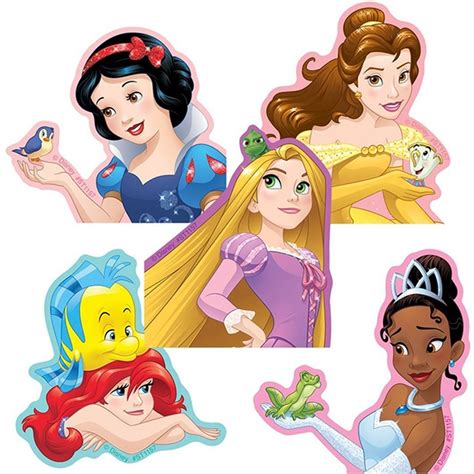 Disney Princess Shaped Stickers For Party Favors Or Envelope Seals 25