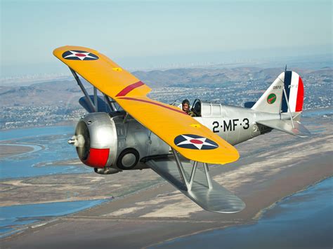 Grumman F3f 2 Fighter 3 Aircraft Vintage Aircraft Biplane