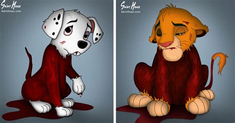 furry tale skinned disney characters protest the fur industry bored panda