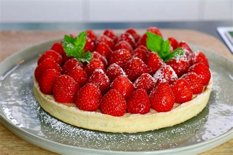 tarte aux fraises facile en 3 étapes