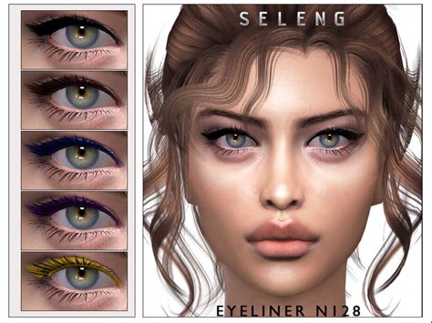 Sims 4 Eyeliner N128 By Seleng At Tsr The Sims Book