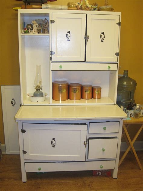 Most of the older free standing style of kitchen cabinets were actually made near indiana and there for can be rightly called hoosier cabinets. Hoosier cabinet - Wikipedia