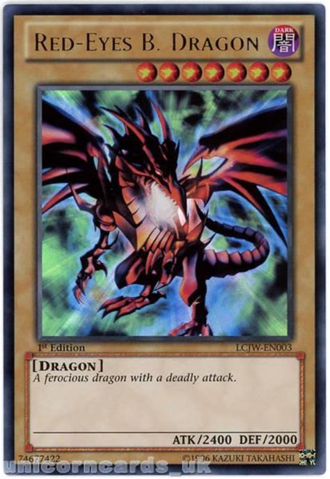 Lcjw En003 Red Eyes B Dragon Ultra Rare 1st Edition Mint Yugioh Card