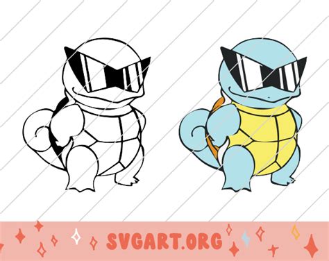 Pokemon Squirtle Squad Svg Pokemon Outline Svg Svg Selah Images And