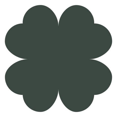 Four Leaf Clover Silhouette Transparent Png And Svg Vector File