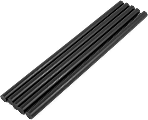 Uxcell 5 Pcs 11mm X 270mm Black Hot Melt Glue Stick For Electric Tool
