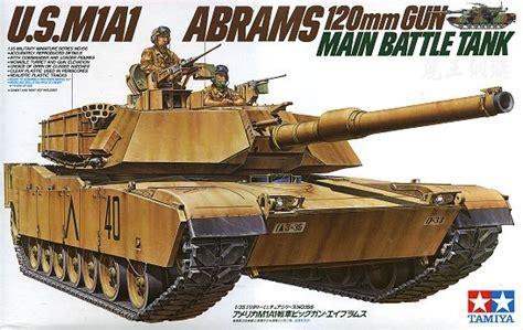 Tamiya Us M1a1 Abrams Main Battle Tank 135 Model Kit At Mighty Ape