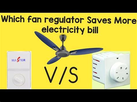 Conventional old ceiling fan regulators use resistive wire to connect in series and there are multiple points to connect the regulating knop switch to adjust the speed. Function of fan regulators. Comparison between electronic ...