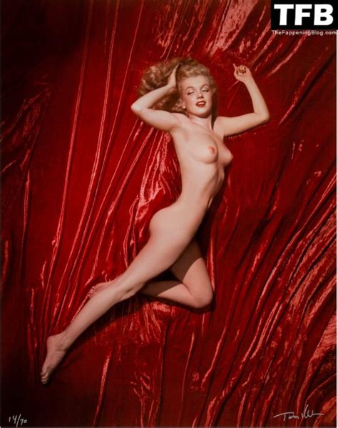 marilyn monroe nude red velvet 12 photos thefappening