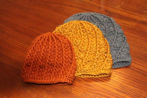 Crochet Texture Beanies Traversebaycrochet Com