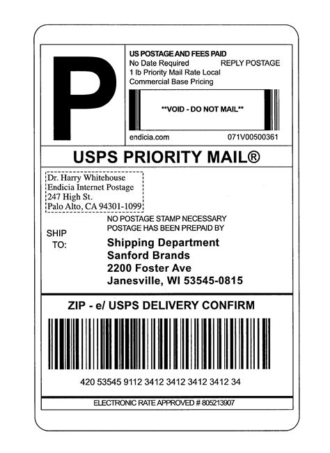 Shipping Labels Templates