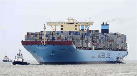 Größtes Containerschiff Der Welt In Bremerhaven