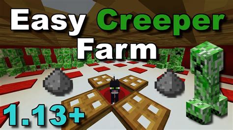 Is there a way to make an efficient, (preferably simple) creeper farm? (1.13+) EASY CREEPER FARM + GUNPOWDER FARM IDEA ...