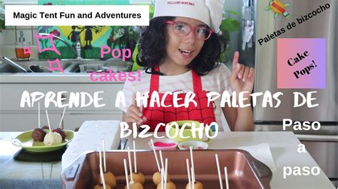 Aprende A Hacer Paletas De Bizcocho Paso A Paso Cake Pops Youtube