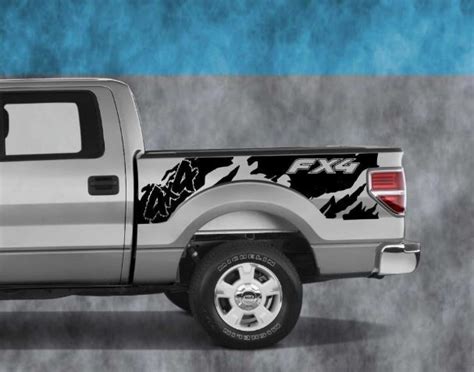Ford F 150 F Series 4x4 Truck Bed Decal Set Vinyl Stickers 2012