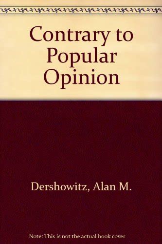 『contrary To Popular Opinion』｜感想・レビュー 読書メーター