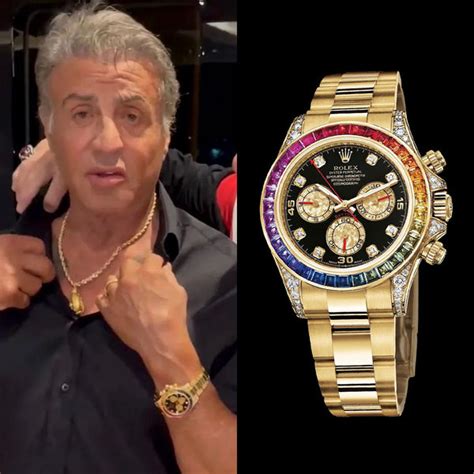 sylvester stallone watch collection varies from rolex to richard mille ifl watches