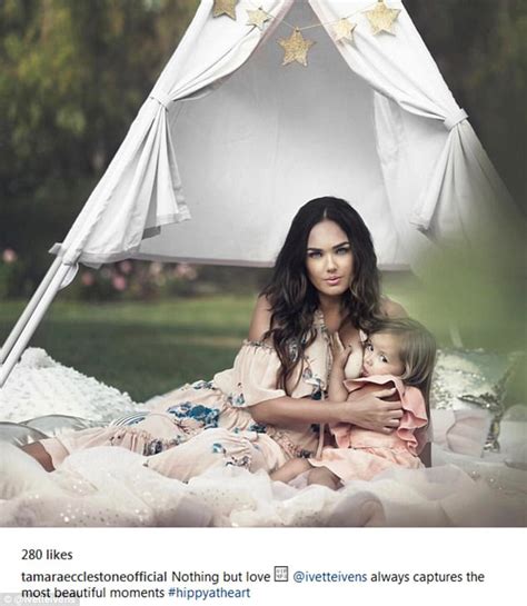 Tamara Ecclestone Breastfeeds Again In Instagram Snap Daily Mail Online
