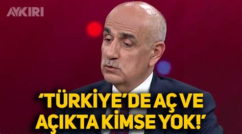 Tarım ve Orman Bakanı Vahit Kirişçi Türkiye de aç ve açıkta kimse yok