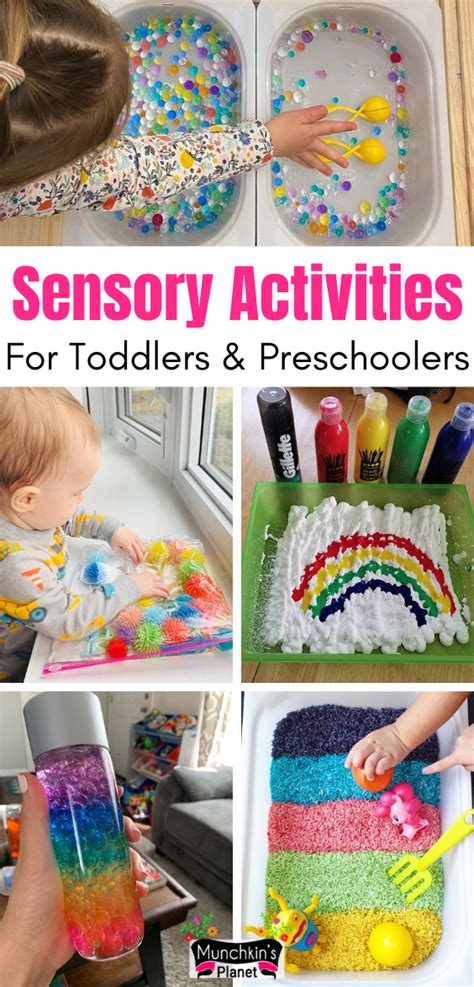 Easy Sensory Activities For Toddlers And Preschoolers At Home Toddler