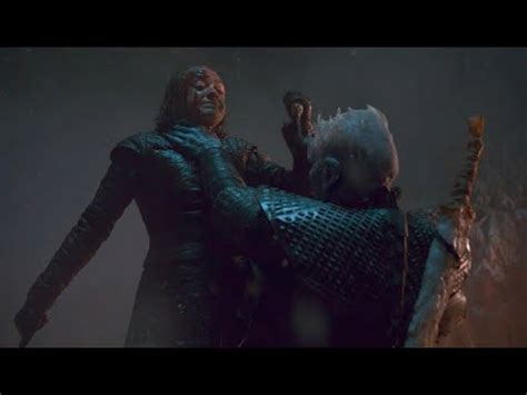 Arya Stark Kills The Night King Game Of Thrones Season Episode Youtube