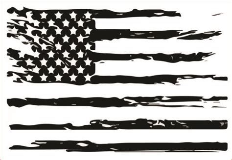 Black And White American Flag Decal Sticker 54 Ubicaciondepersonas