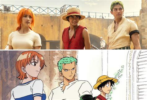‘one Piece Live Action Netflix Cast Comparison Photos — Anime Changes