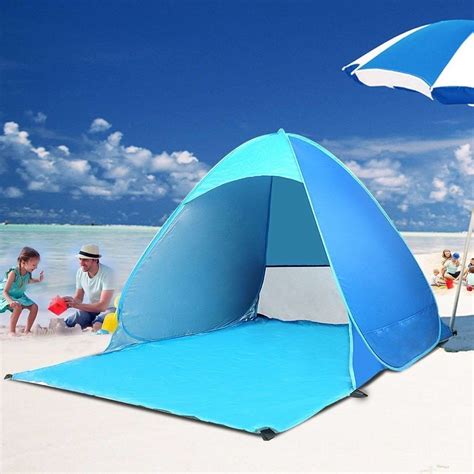 Lingao Automatic Pop Up Instant Portable Outdoors Quick Cabana Beach Tent Sun Swiftsly