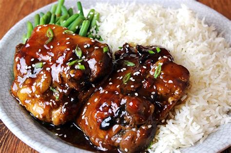 Try cutting the meat into small pieces with toothpicks in them for an. Classic Baked Teriyaki Chicken (5 Ingredients!) | Dinner ...