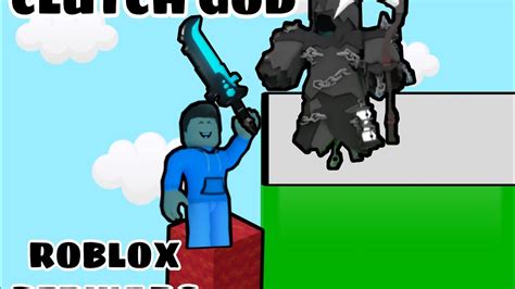 I Become The Clutch God In Roblox Bedwars Youtube