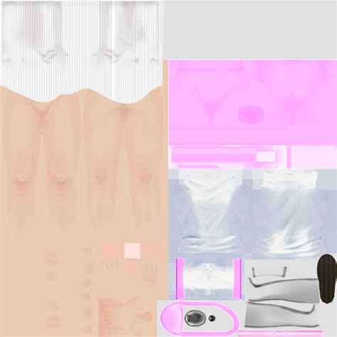 Yandere Simulator Skin White And Pink Gym Uniform By Dumblederper On