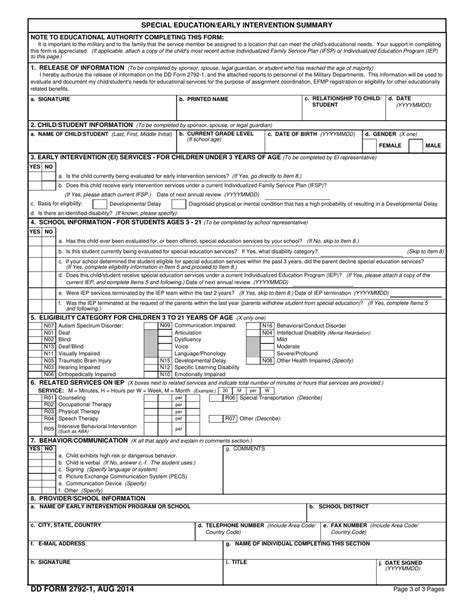 Dd Form 2792 1 Fill Out Sign Online And Download Fillable Pdf